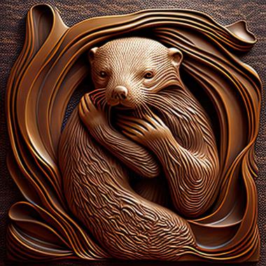 3D model otter (STL)